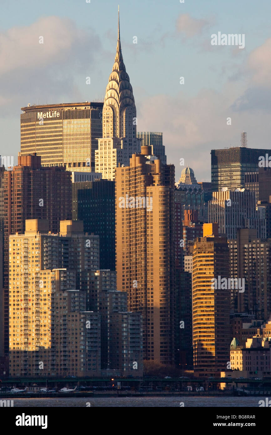 Skyline di Manhattan, New York City Foto Stock