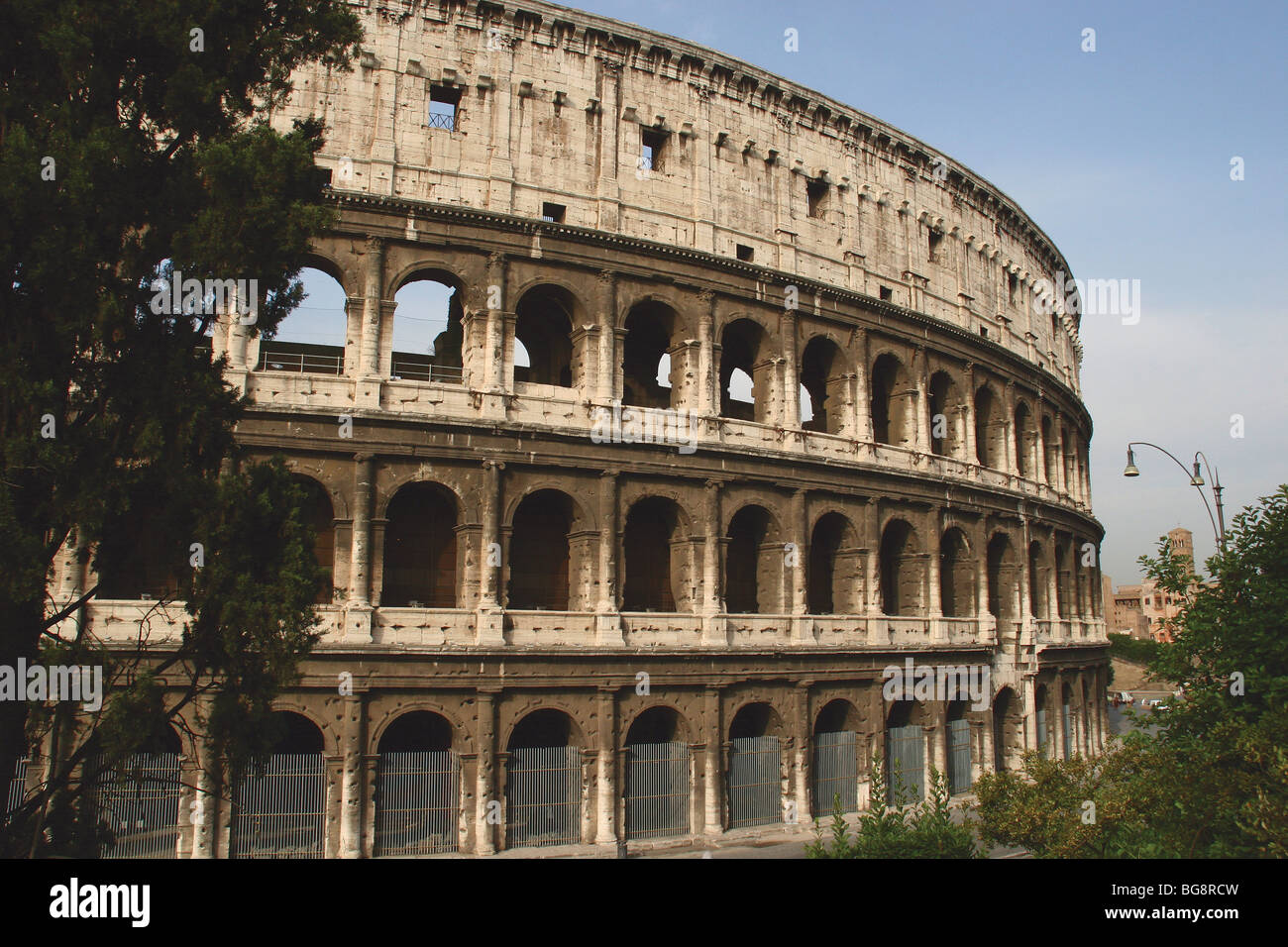 Il Colosseo (Colosseo) o Anfiteatro flaviano. Roma. Foto Stock