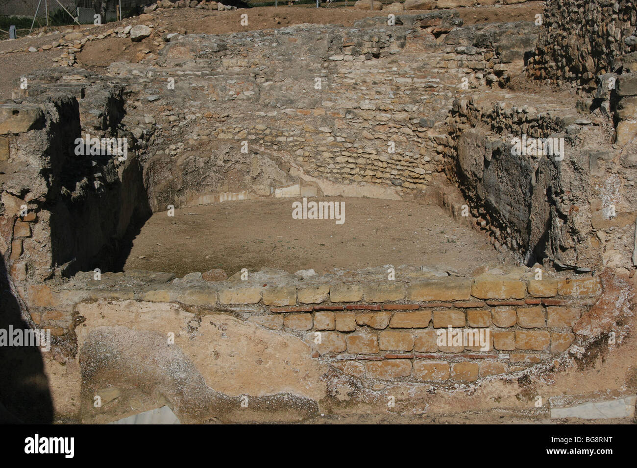 Villa Els Munts. Rovine. Altafulla. Tarragona. La Catalogna. Spagna. Foto Stock