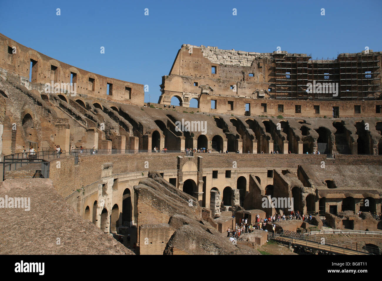 Il Colosseo (Colosseo) o Anfiteatro flaviano. Roma. Foto Stock