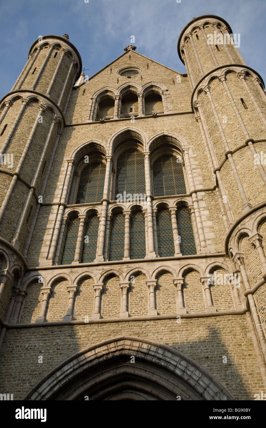 Onze Lieve Vrouwekerk - Chiesa di Nostra Signora a Bruges, Belgio, Europa Foto Stock