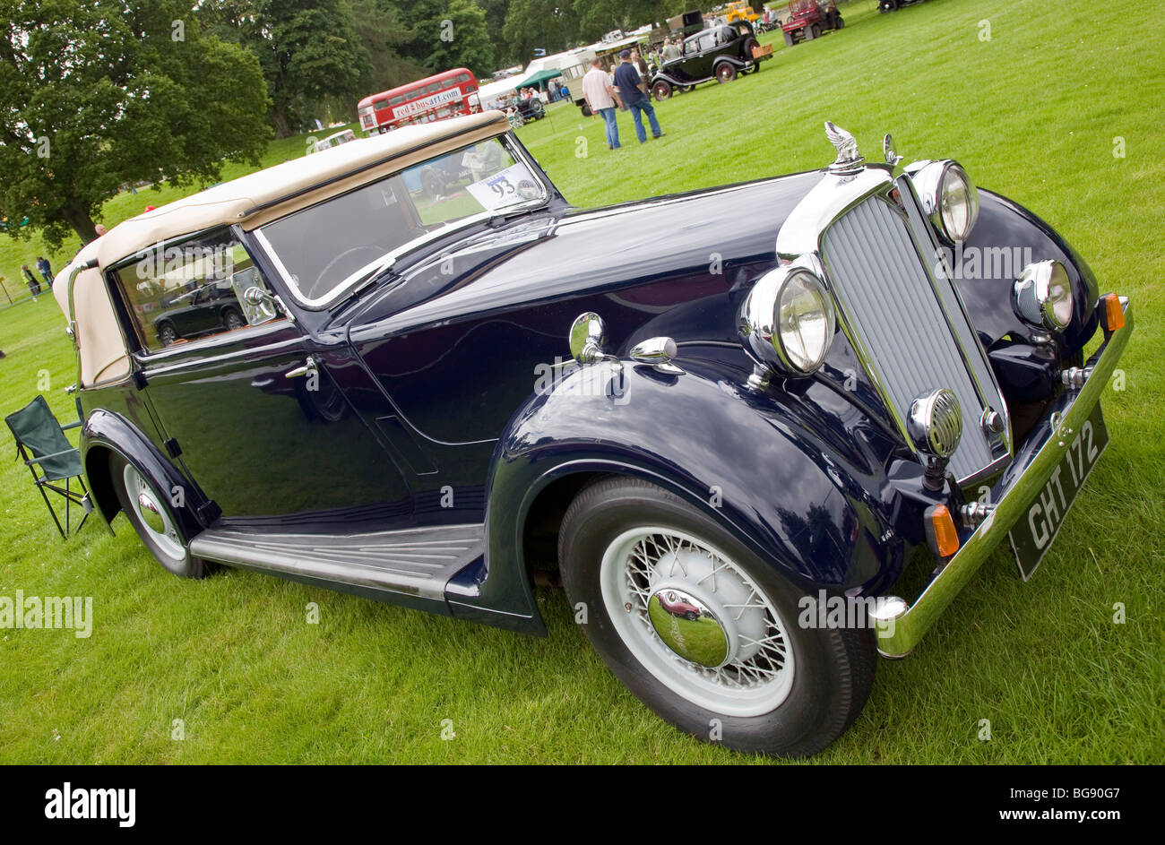 1939 Rover P2 14HP Salmoni Tickford Dro Foto Stock