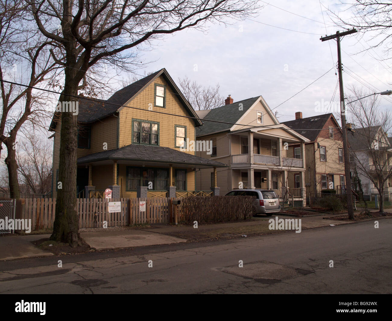 La casa del film, "Una storia di Natale". Cleveland, Ohio. Foto Stock