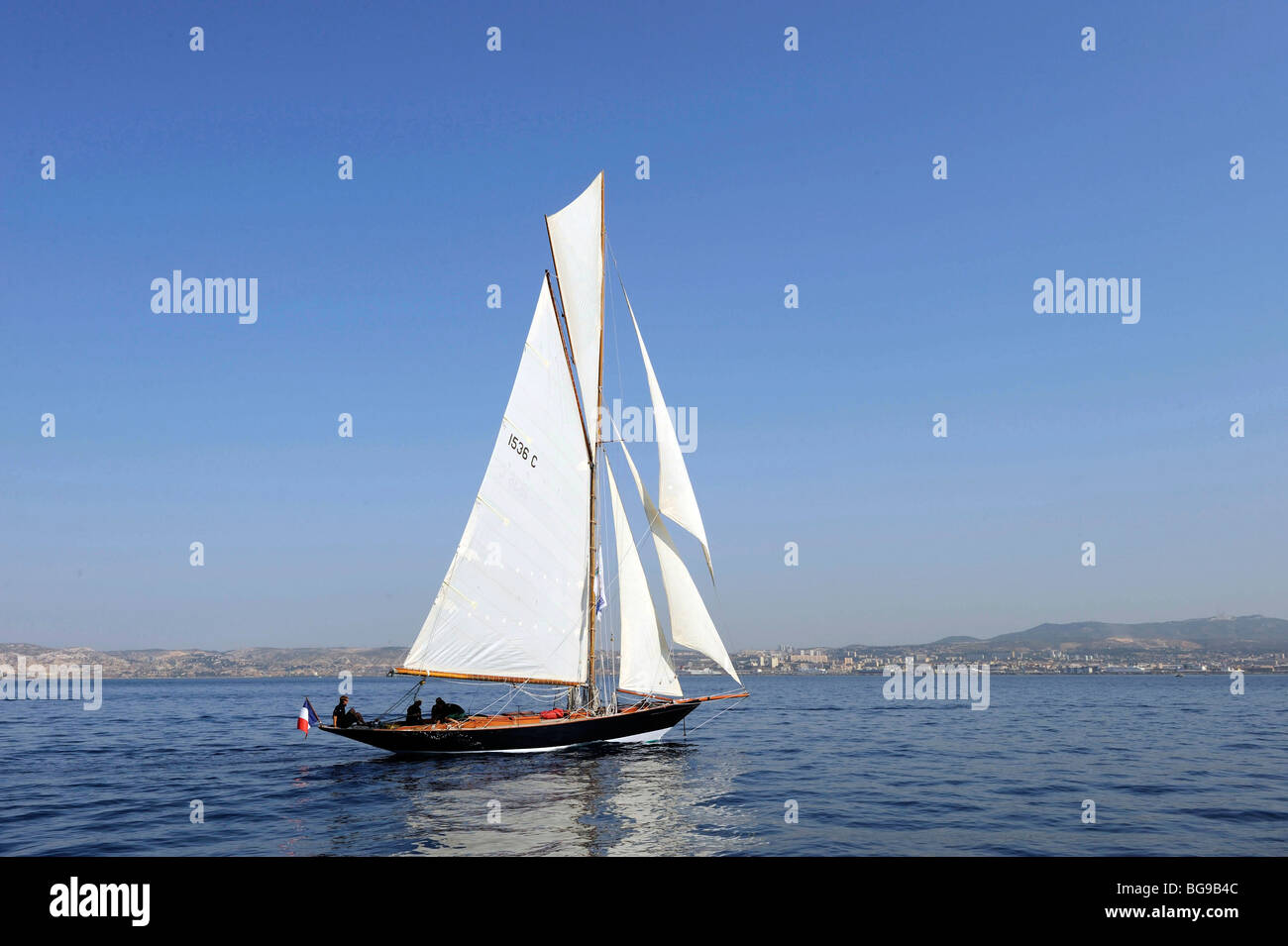 Pen Duick yachts chiamando a Marsiglia (13) dal 9 Settembre al 20, 2009 Foto Stock