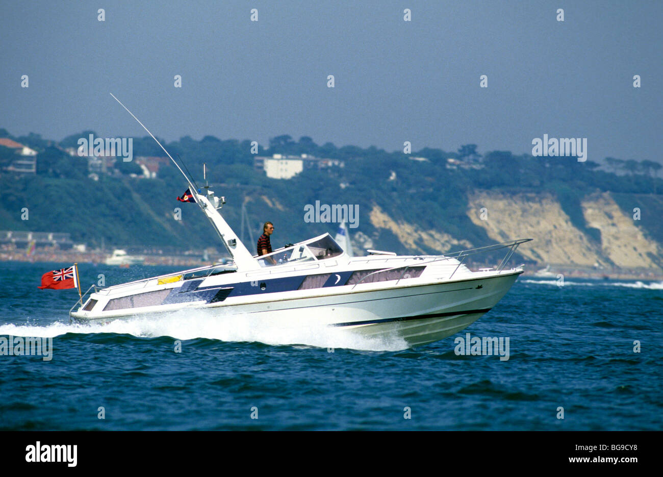 Tempo libero Offshore Powerboat Foto Stock