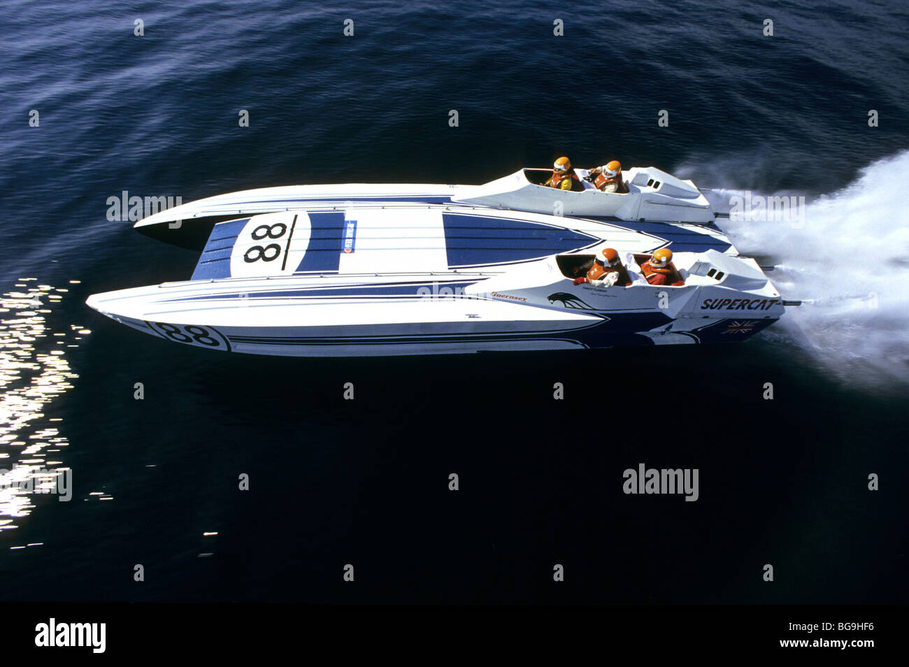 Offshore Powerboat Foto Stock