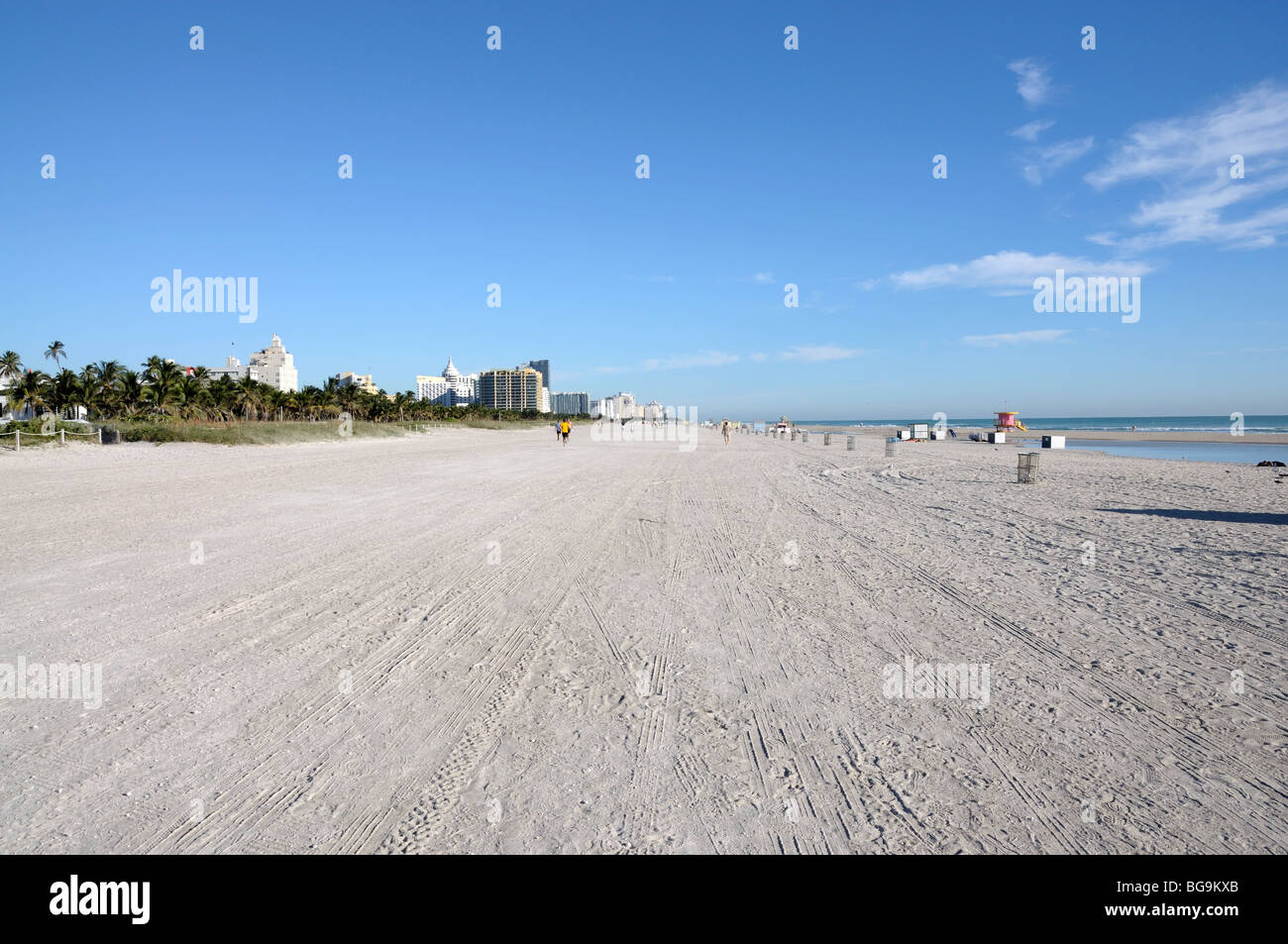 South Beach di Miami, Florida USA Foto Stock