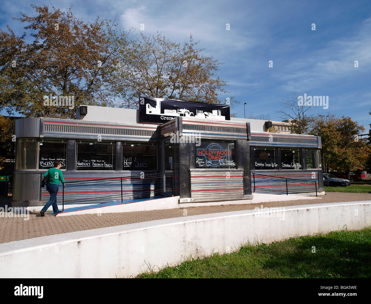 L'Hollywood Diner featured in film come Barry Levinson's 'Diner' e 'Liberty Heights" nonché "leepless in Seattle'. Foto Stock