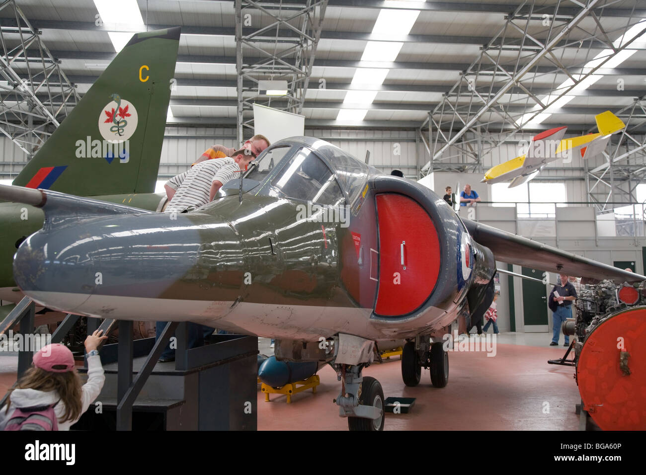 1966 HAWKER SIDDELEY Harrier DB.3 XV277 presso il Museo Nazionale di Volo, East Fortune, Scozia Foto Stock