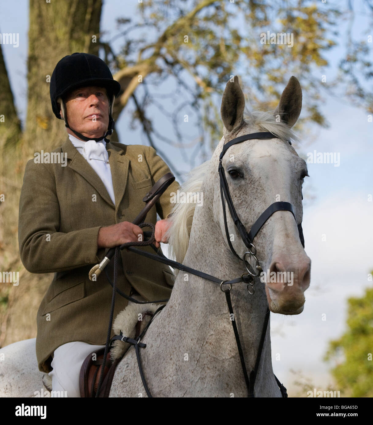 Quorn caccia la caccia England Regno Unito Regno Unito Cavallo in inglese Foto Stock