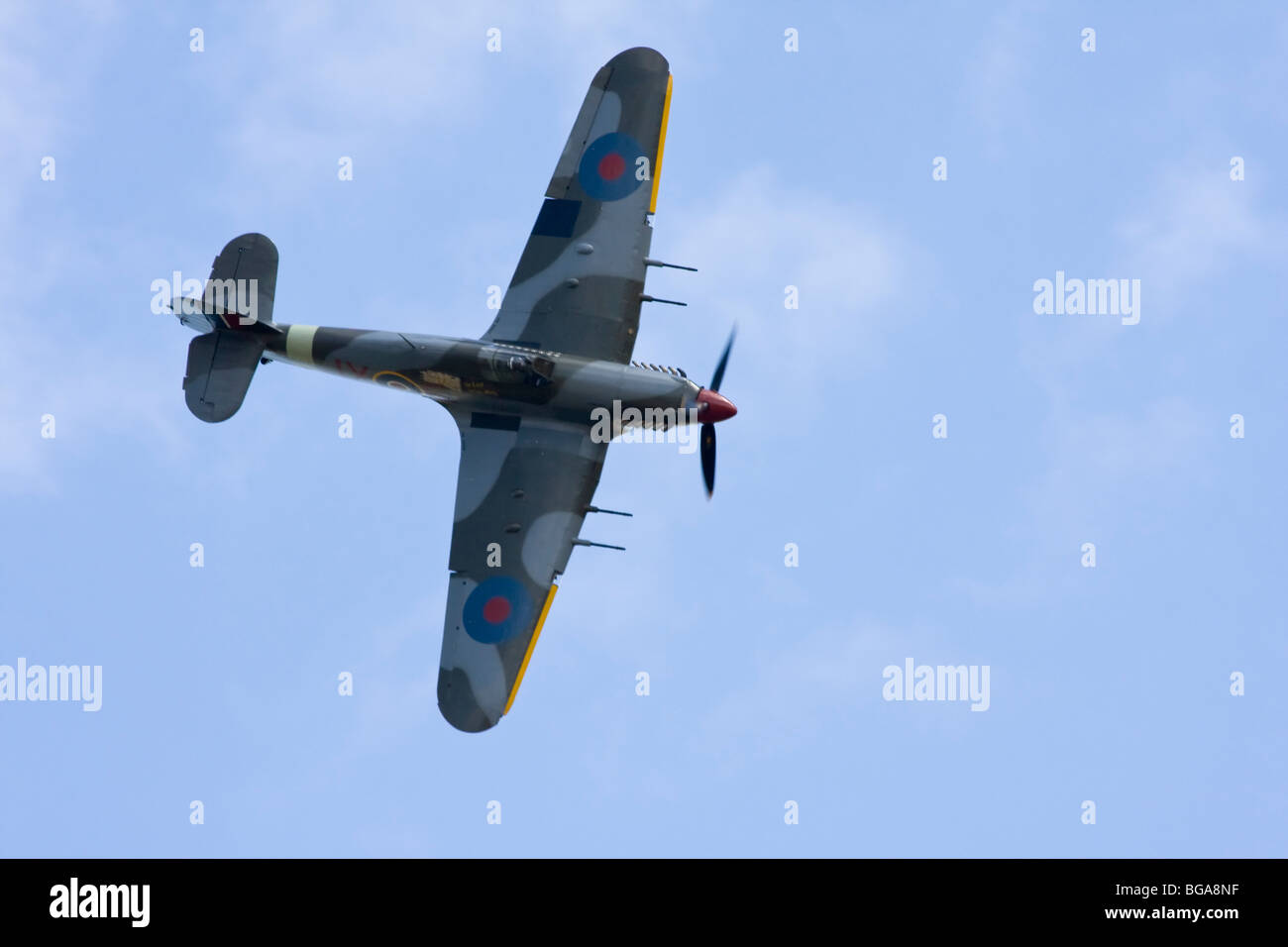 RAF Hurricane Mk IIC del Battle of Britain Memorial Flight Foto Stock