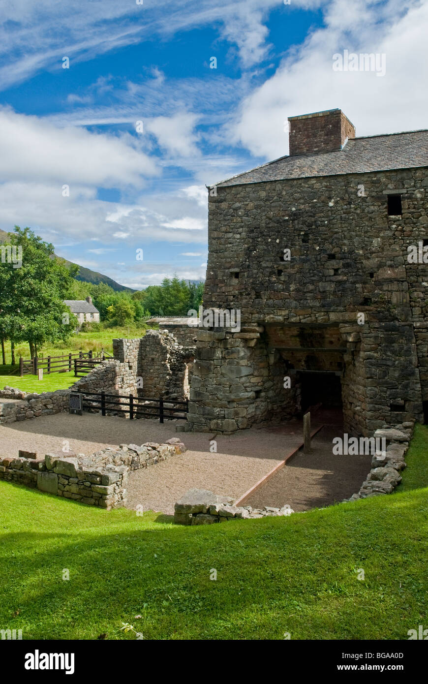Bonawe Fonderia di ferro nr Taynuilt Argyll & Bute Scozia Scotland Foto Stock