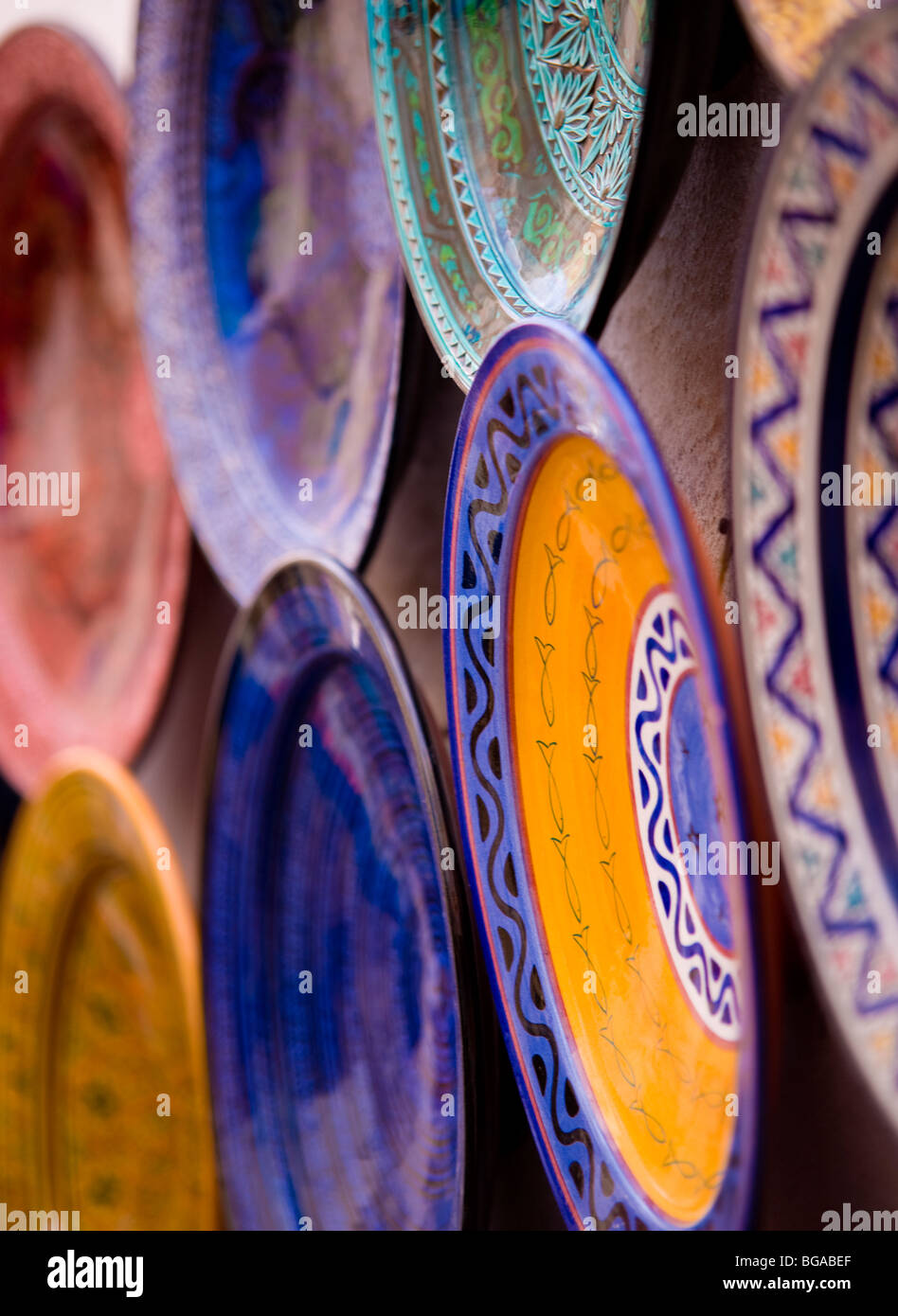 La ceramica, Essaouira Costa atlantica del Marocco Foto Stock