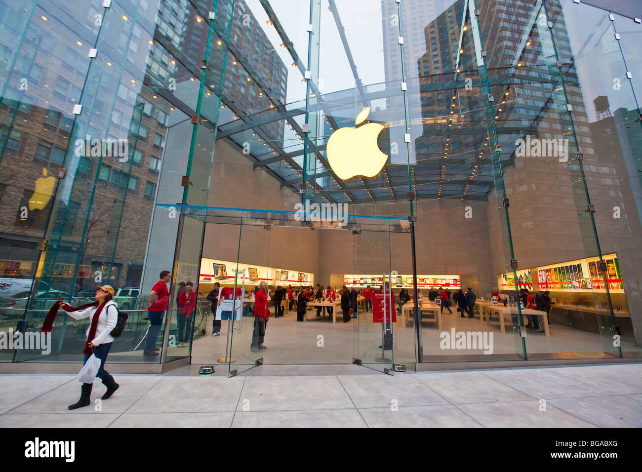 Apple Store sulla Upper West Side di Manhattan, New York City Foto Stock