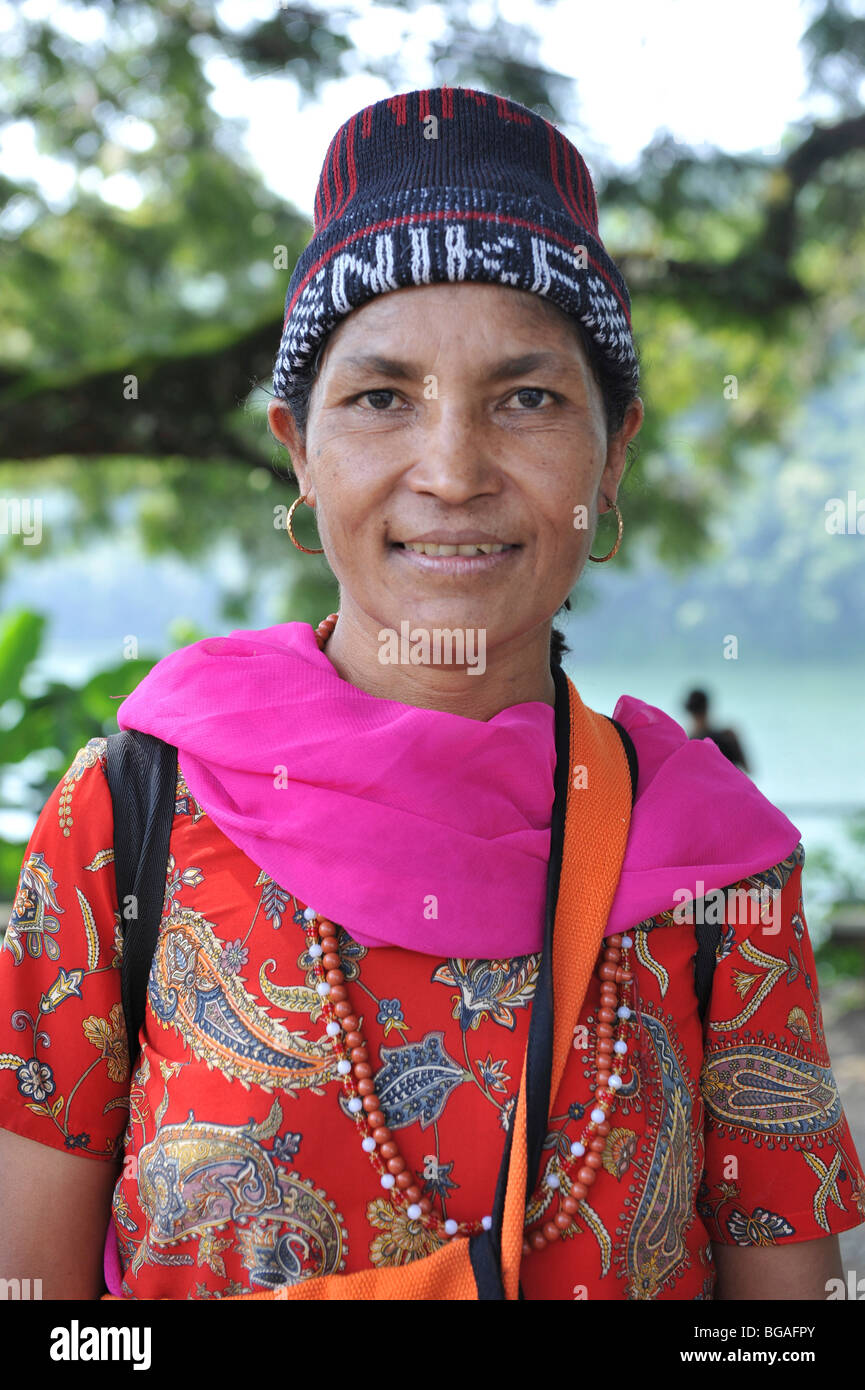 India Andamane e Nicobar ritratto di una donna Foto Stock