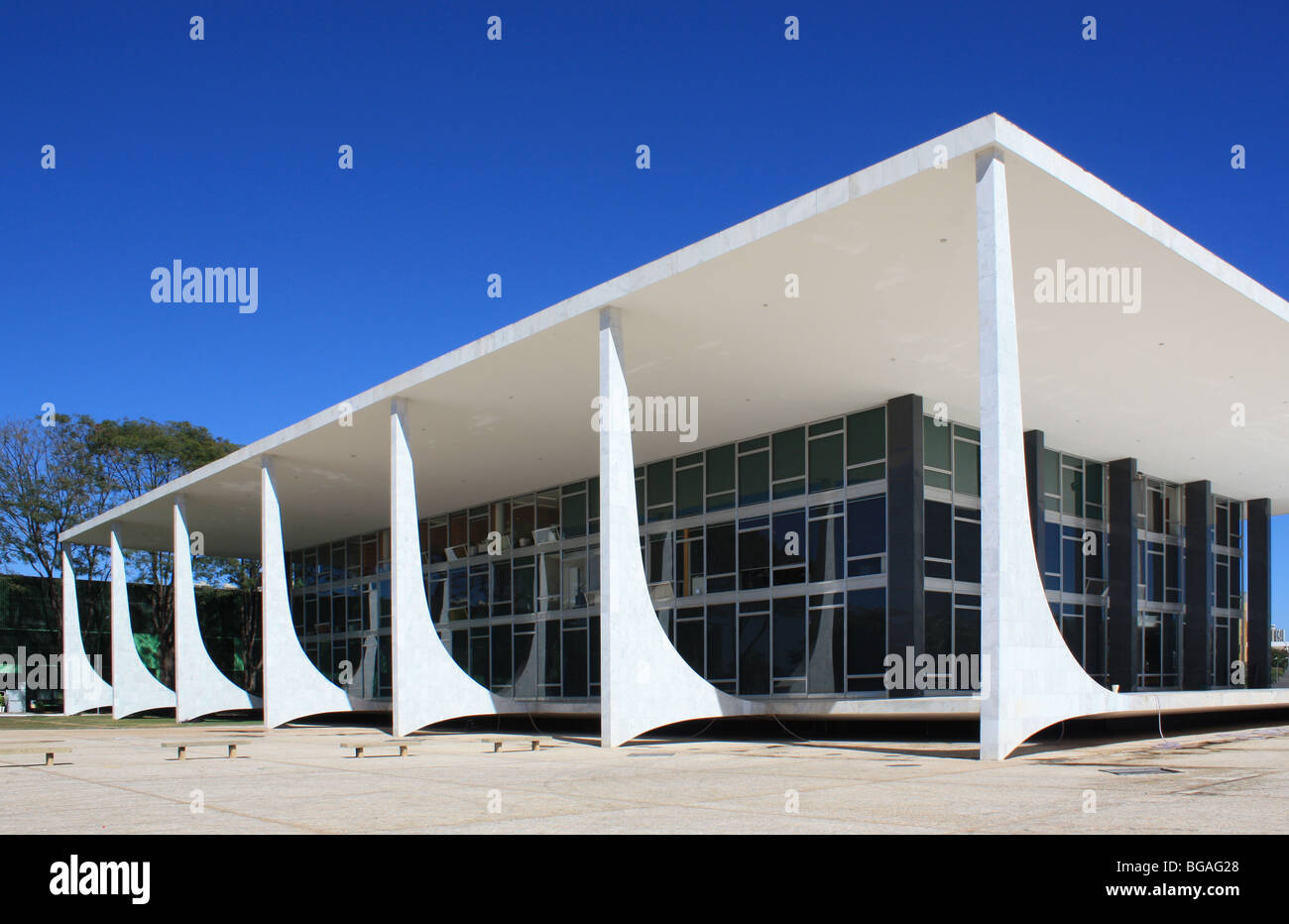 Suprema corte federale, Brasilia, Brasile Foto Stock