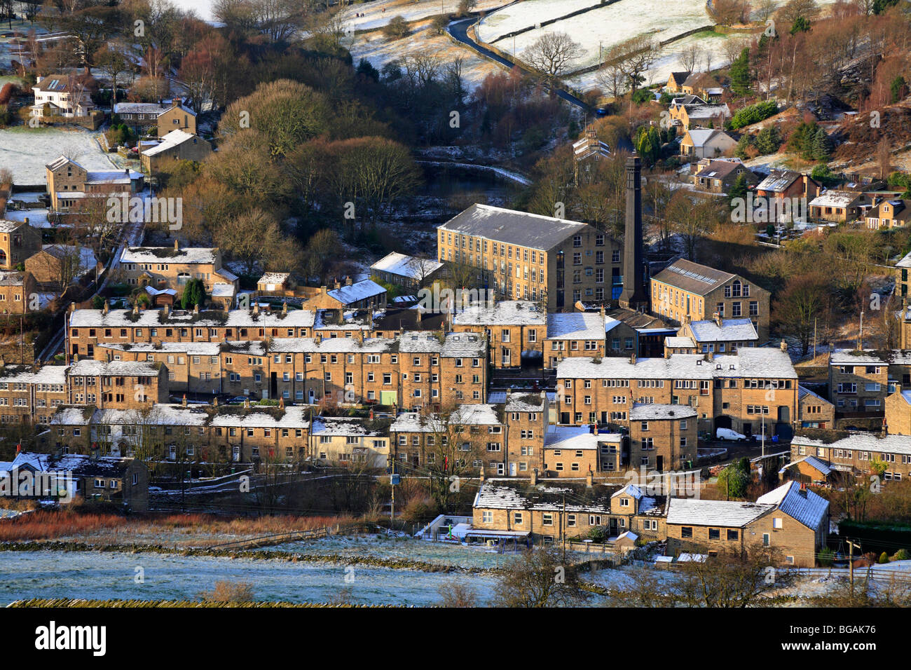 Hinchliffe Mill, Leeds, West Yorkshire, Inghilterra, Regno Unito. Foto Stock