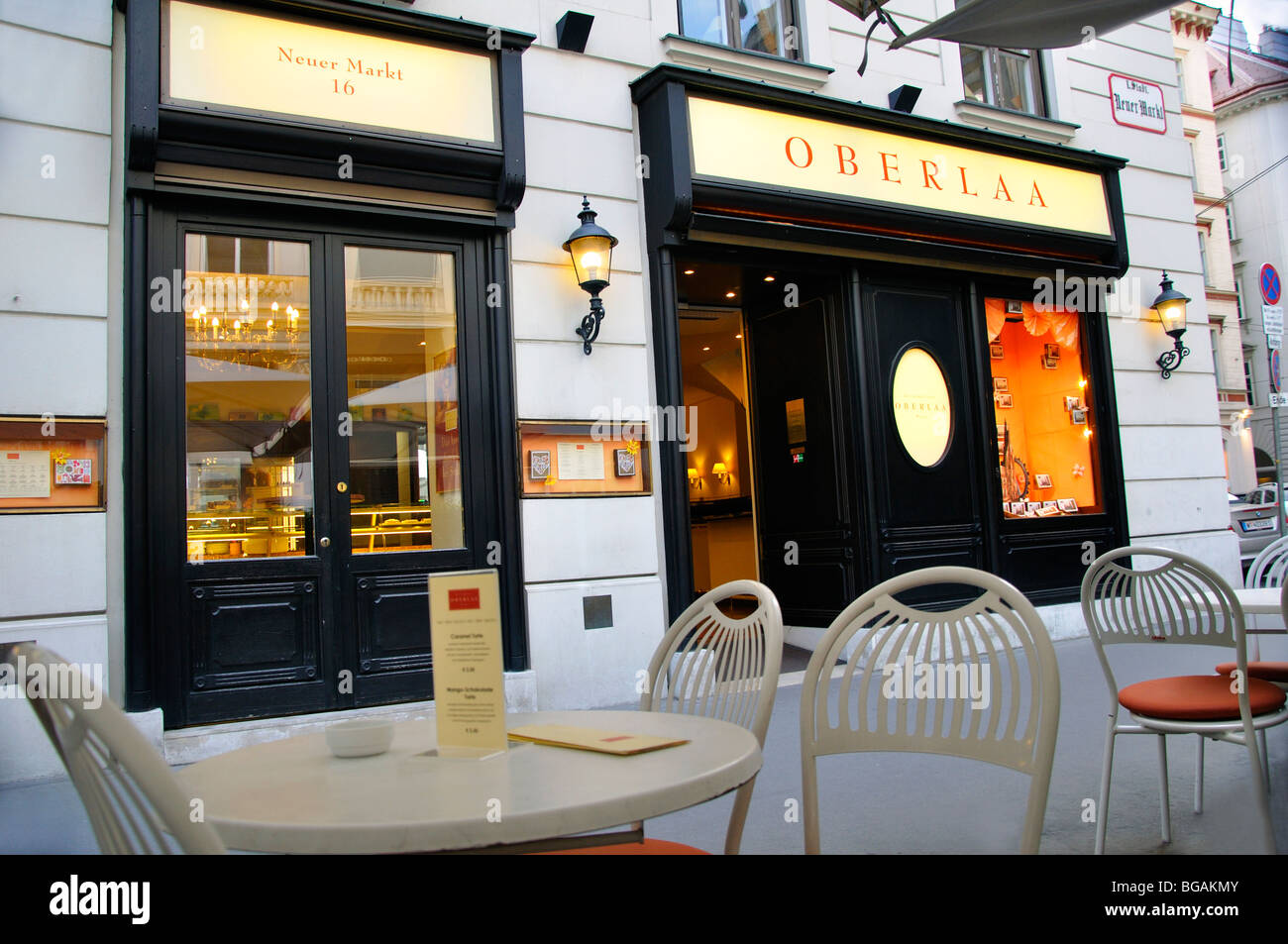 Cafe Oberlaa, Vienna, Austria Foto Stock