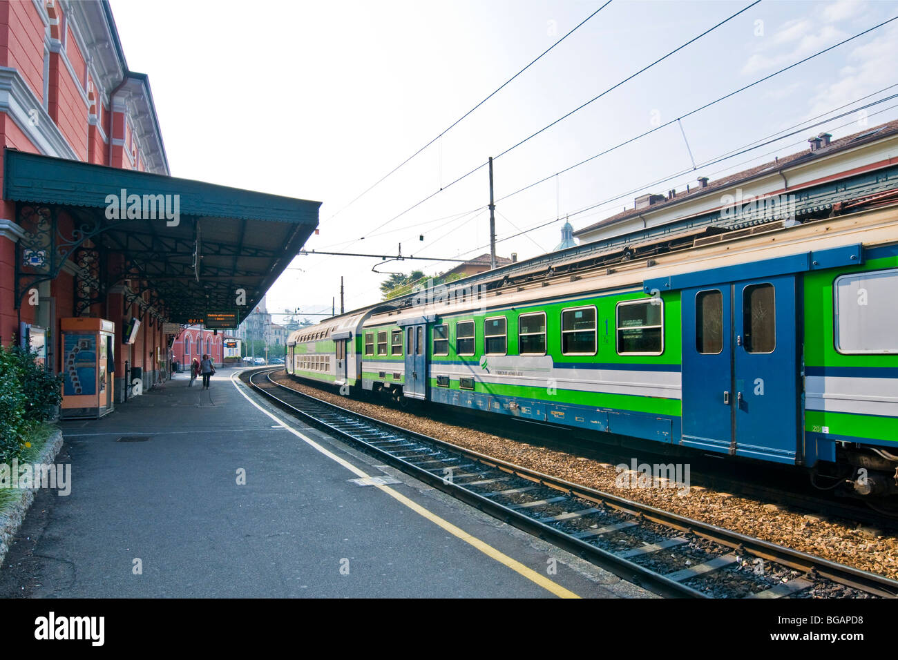 Stazione ferroviaria nord, Ferrovie Nord, Como, Italia Foto Stock