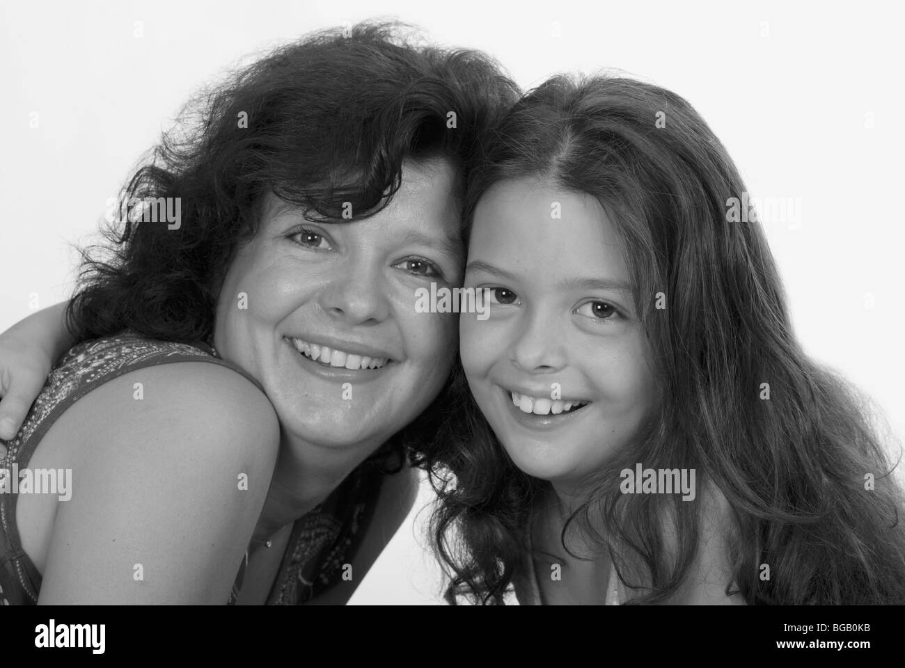 Madre e figlia Foto Stock