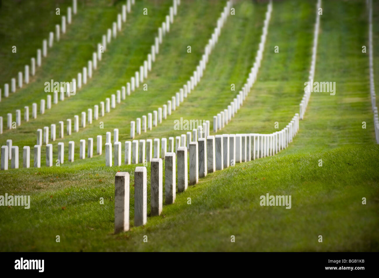 Al Cimitero Nazionale di Arlington, Washington DC, Stati Uniti d'America Foto Stock