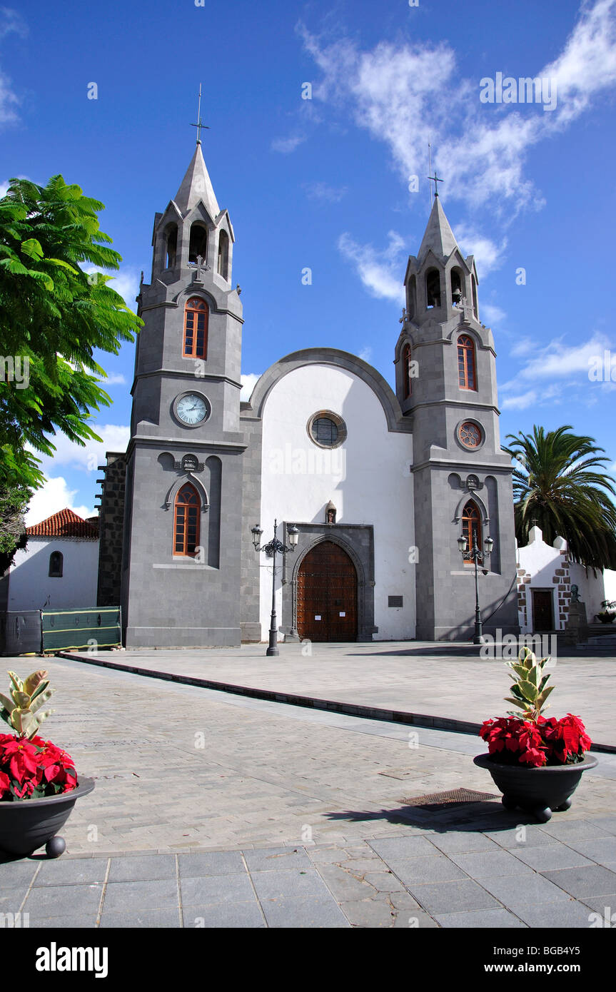 Basilica di San Juan Bautista, Plaza San Juan Bautista, San Juan, Telde, Telde comune, Gran Canaria Isole Canarie Spagna Foto Stock