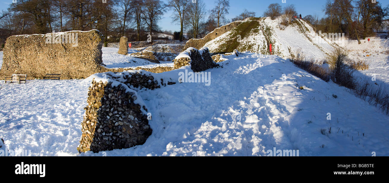 Berkhamsted Castle - Hertfordshire Foto Stock