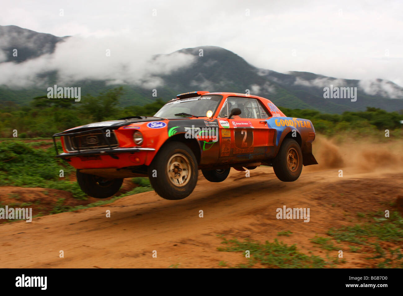 Ian Duncan, Classic Rally Safari Foto Stock