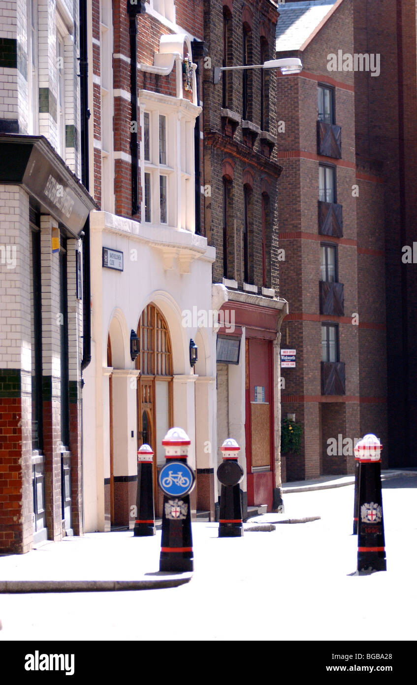 Fotografia delle strade di Londra uffici di proprietà di rinnovamento viste Foto Stock