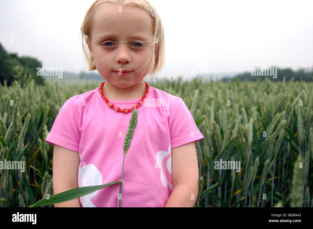 Royalty free fotografia di bambini futuro carbon footprint campagna verde Foto Stock