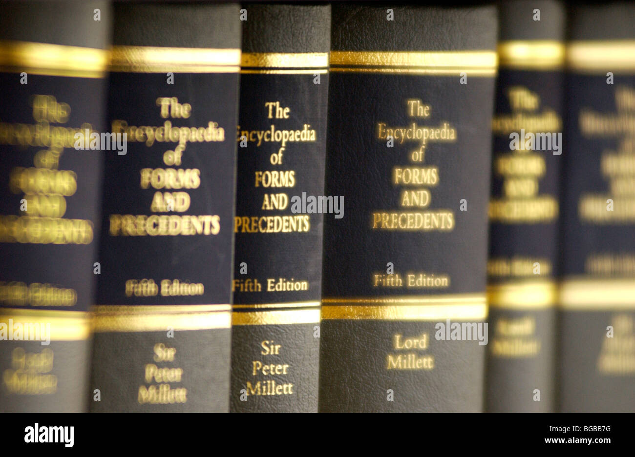 Royalty free fotografia di libri in solicitor Law firm library REGNO UNITO Foto Stock