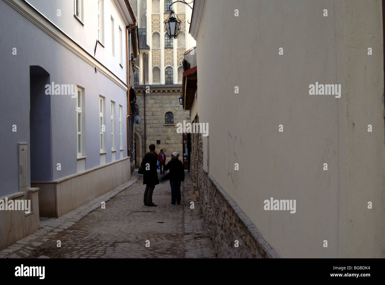 Bielsko Biala old town street Foto Stock