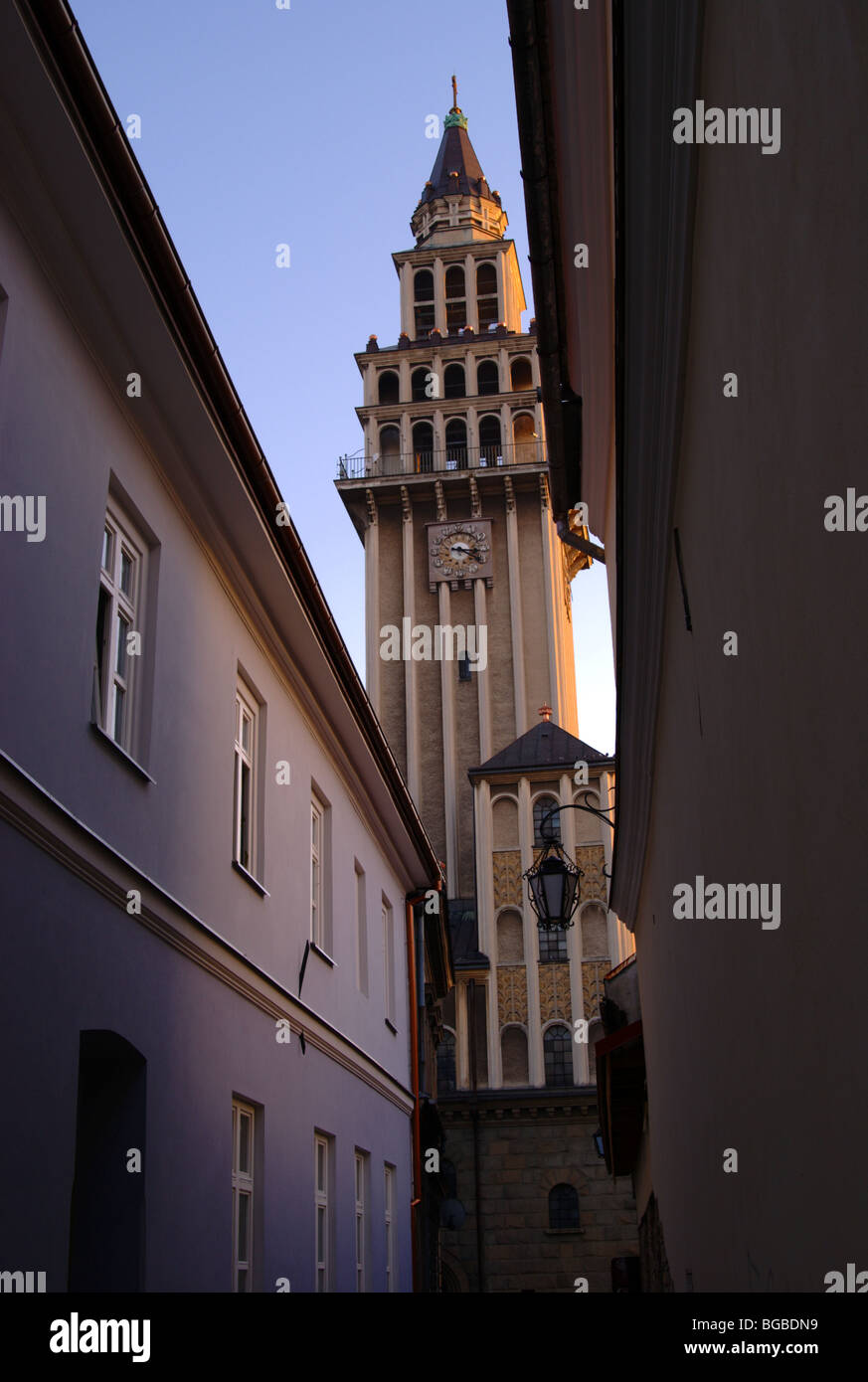 Bielsko Biala old town Foto Stock