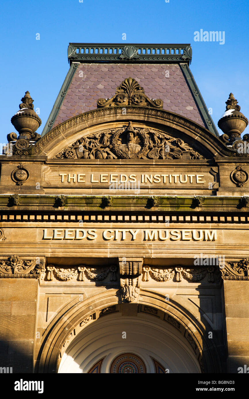 Leeds City Museum Leeds Yorkshire Inghilterra Foto Stock