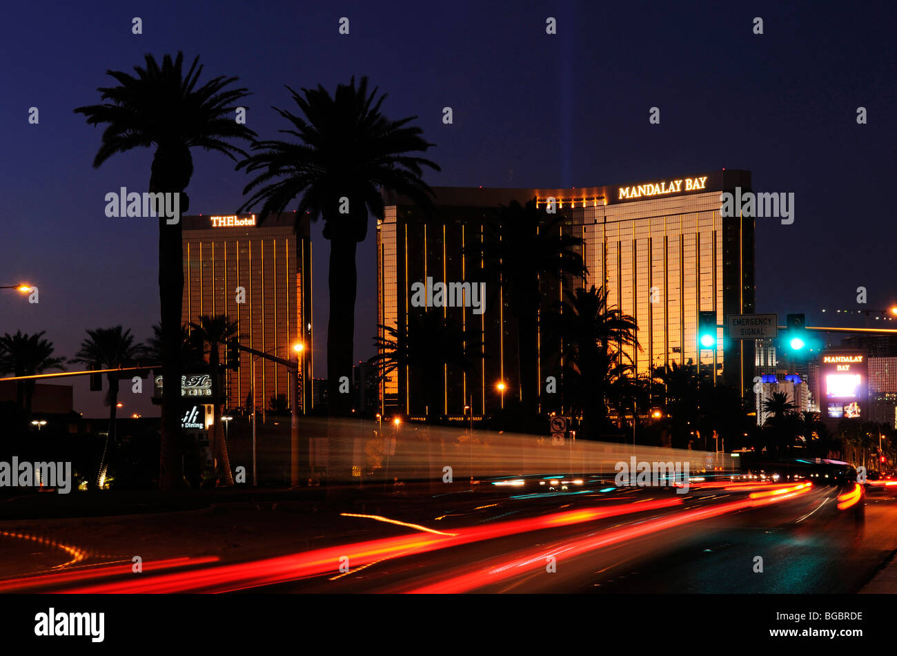 Mandalay Bay Hotel di Las Vegas, Nevada, STATI UNITI D'AMERICA Foto Stock