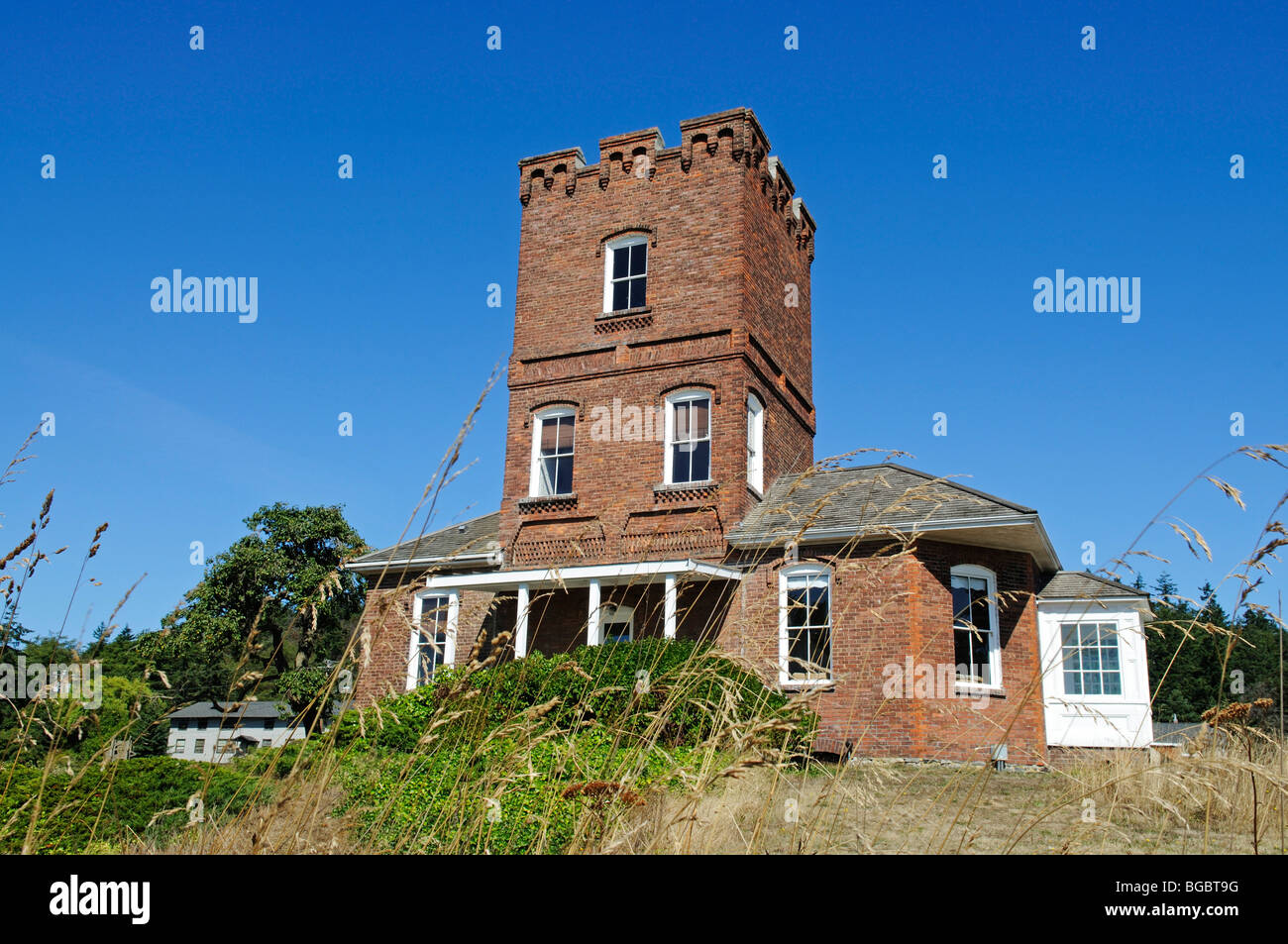 Alexander's Castle, Fort Worden parco statale, Port Townsend, nello Stato di Washington, USA Foto Stock