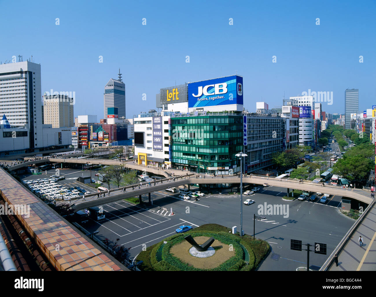 Stazione di Sendai, Sendai Miyagi, Giappone Foto Stock