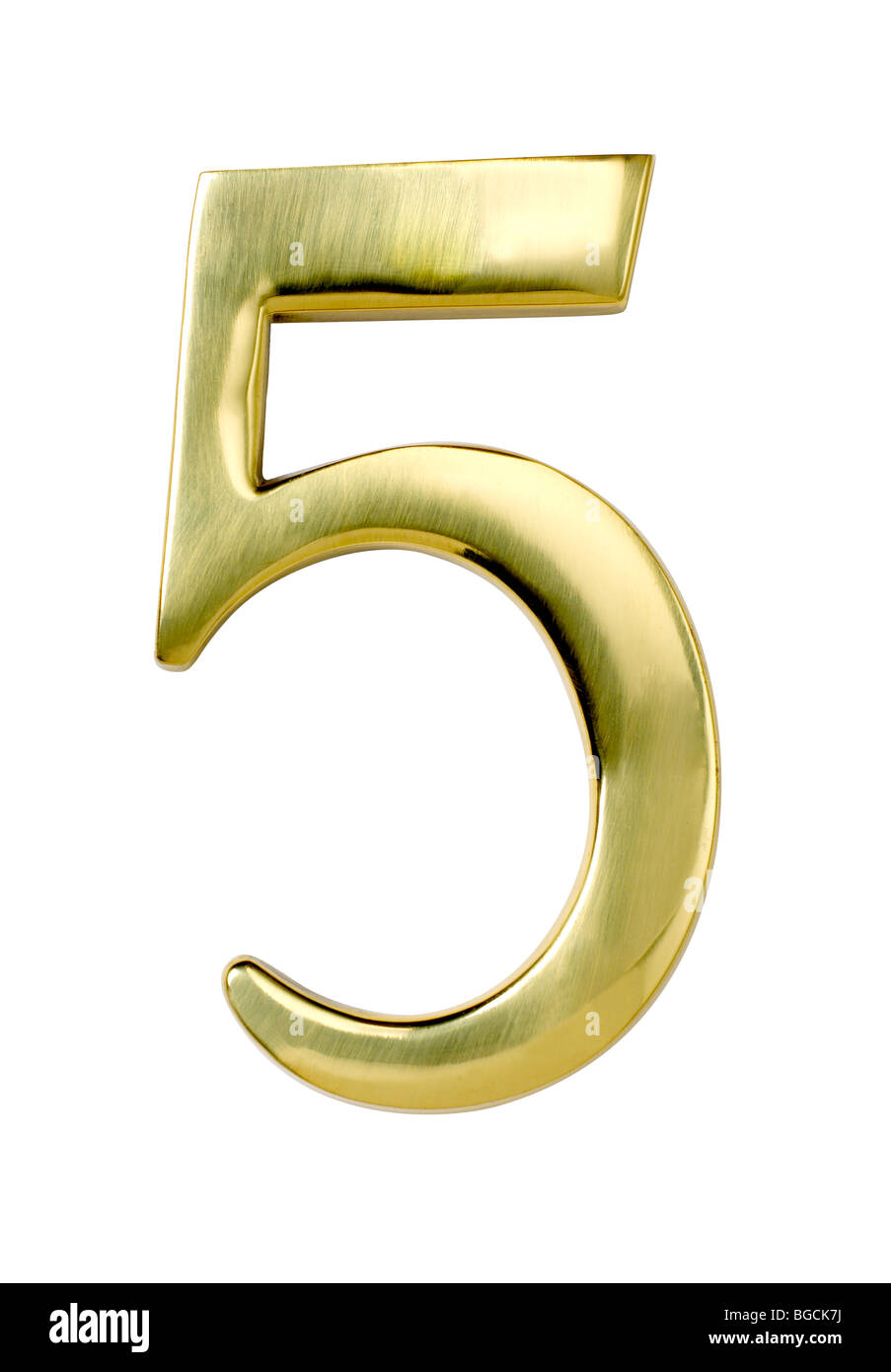 Numero cinque 5 Foto Stock