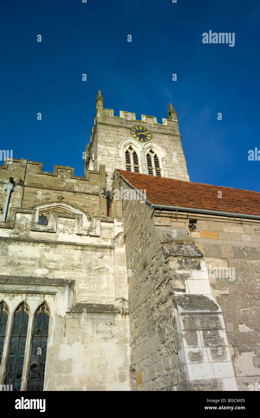 Wootten wawen chiesa atratford-upon-Avon sassone più antica chiesa nel Warwickshire Foto Stock