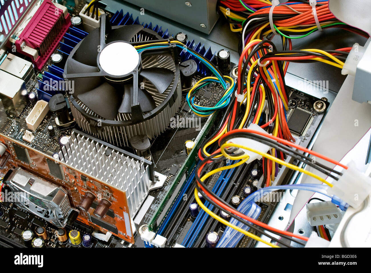 All'interno di un computer Foto Stock