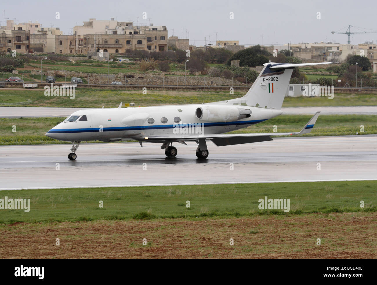 Forza aerea indiana Gulfstream III elettronico di raccolta di dati di intelligence di un aereo o di un aereo spia. La tecnologia militare. Foto Stock