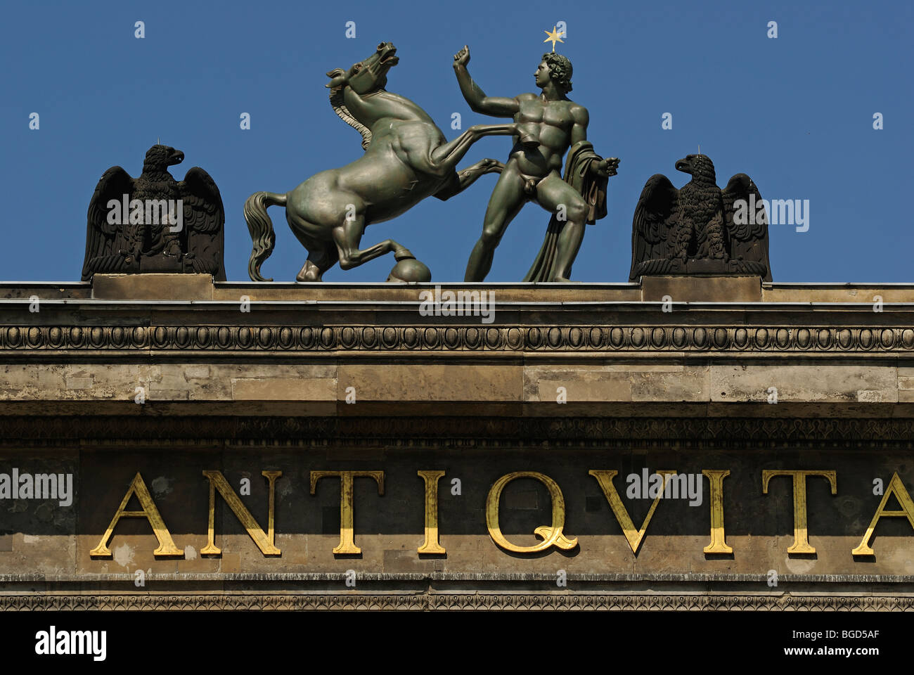 Altes Museum, Lustgarten, Unter den Linden, Berlino, Germania, Europa. Foto Stock