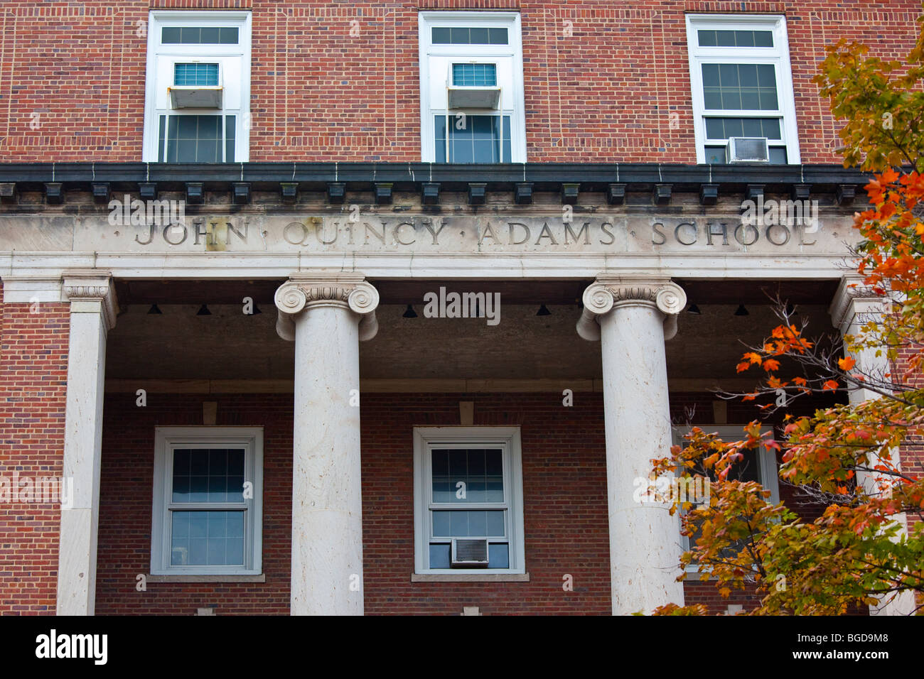 John Quincy Adams Scuola elementare a Washington DC Foto Stock