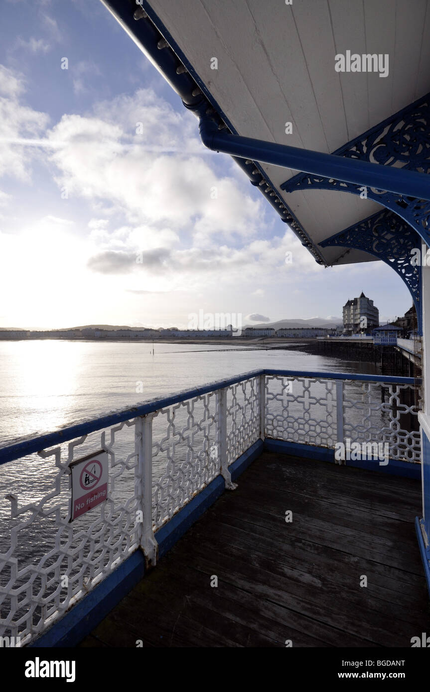 Llandudno Pier il Galles del Nord Foto Stock