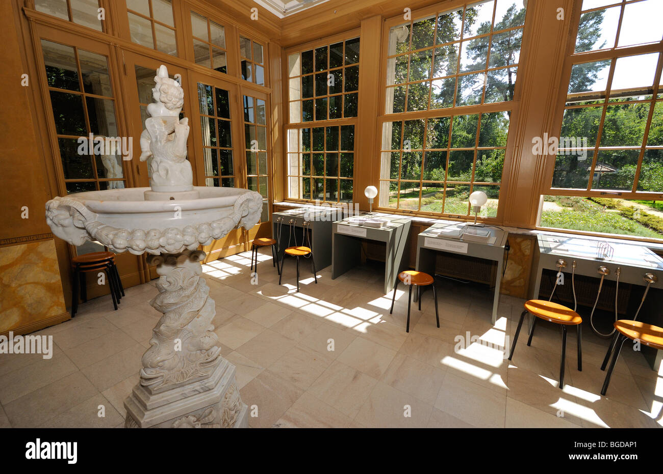 Haus der Wannseekonferenz, casa della Conferenza di Wannsee, Memorial e Museo. Wannsee, Zehlendorf. Berlino. Germania. Foto Stock