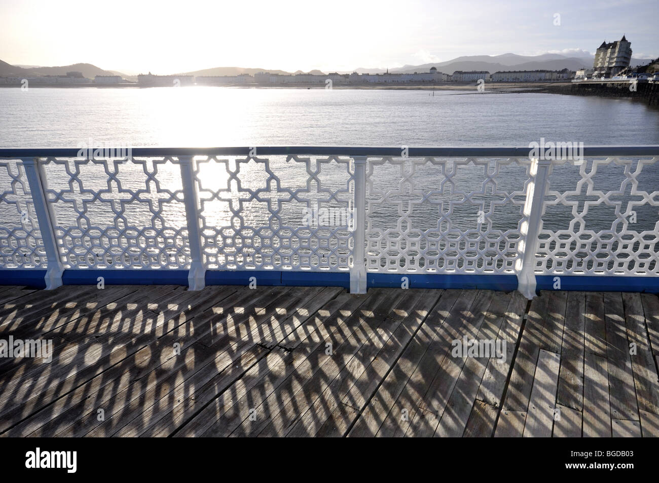 Llandudno Pier il Galles del Nord Foto Stock