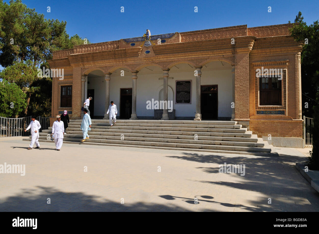 Zoroastriana tempio di fuoco, lo zoroastrismo, Mazdanism, Yazd, Persia, Iran, Asia Foto Stock