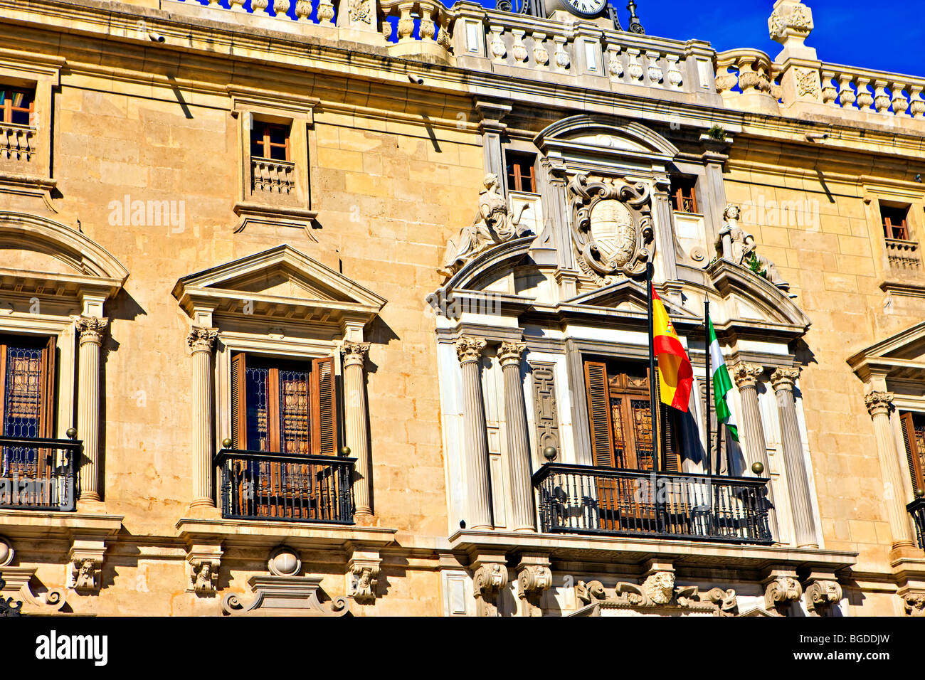 La Cancelleria Reale (Real Chancilleria), XVI secolo, quartiere Albayzin - un sito Patrimonio Mondiale dell'UNESCO, la città di Granada, Provinc Foto Stock