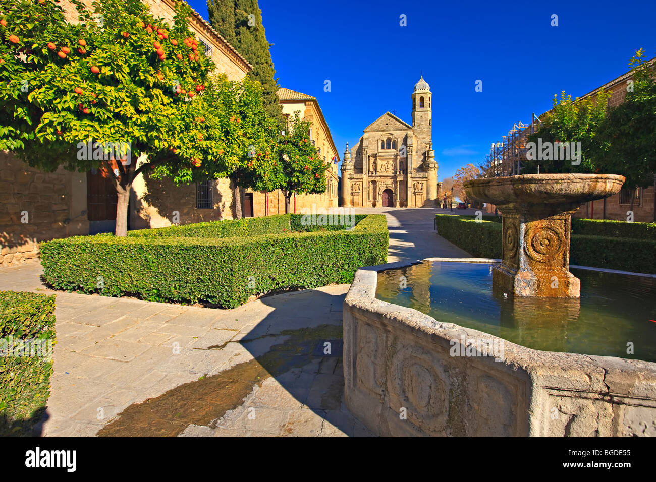 Capilla del Salvador (chiesa) in Plaza de Vazquez de Molina, città di Ubeda - un sito Patrimonio Mondiale dell'UNESCO, provincia di Jaén, un Foto Stock