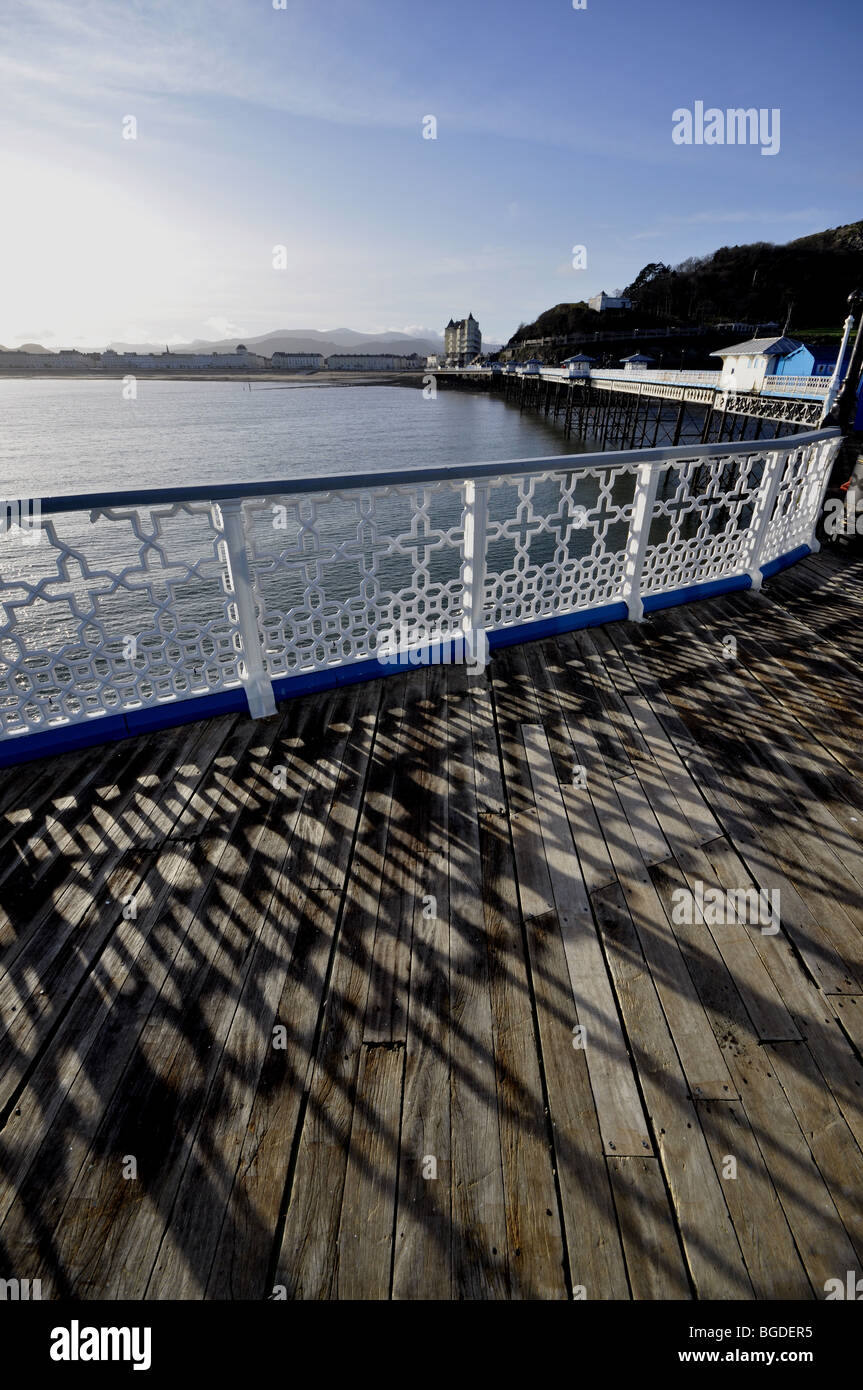 Llandudno Pier il Galles del Nord Foto Stock